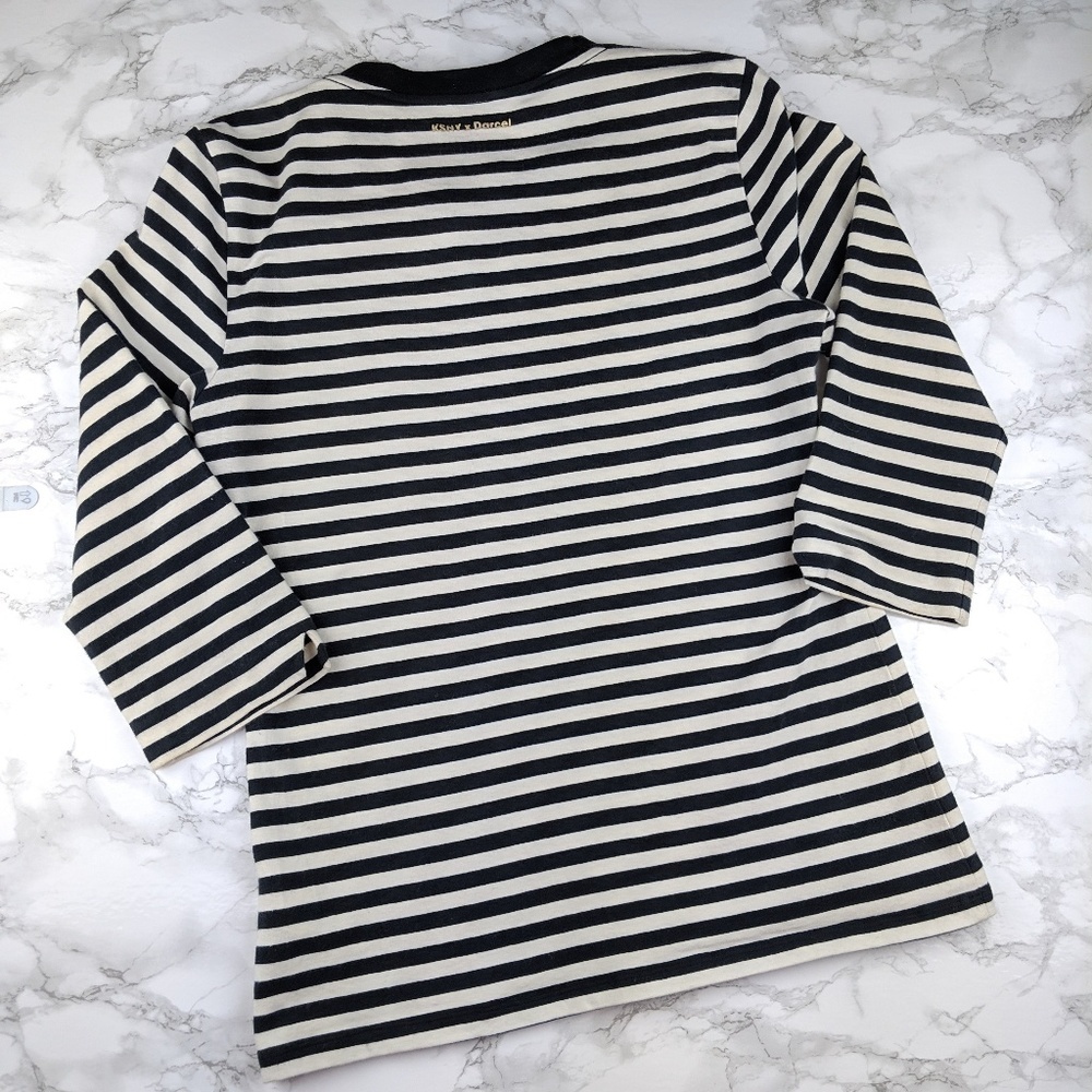 Kate Spade x Darcel Analiese Striped Tee - Size M - Picture 4 of 5